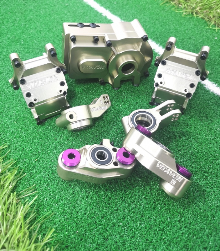 Aluminum Front Lower Arms For Arrma 1/7 & 1/8 RC Cars (Limitless, Infraction, Typhon) - 2pc Black Upgrade Set - View #8