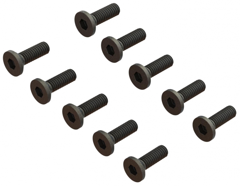 Vis à Tête Cylindrique ARRMA M2.5x8mm - Lot De 10 Pièces, Acier, Pour Modèles Radiocommandés, Référence ARA702010