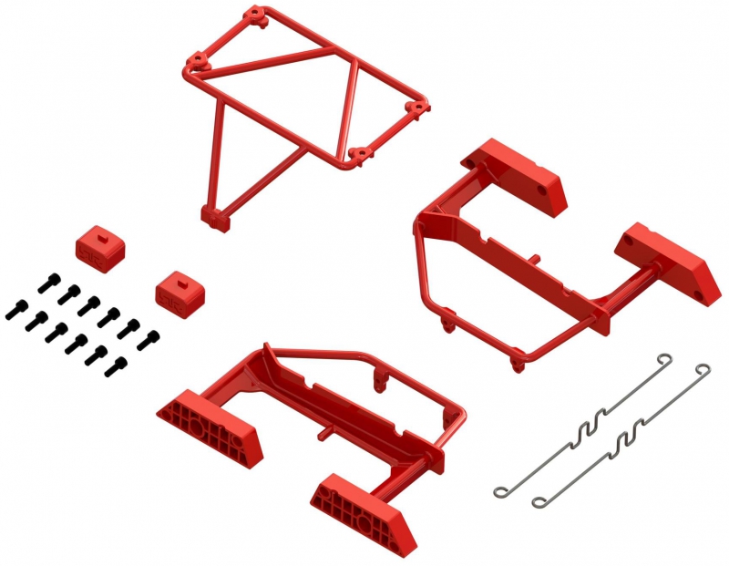 Arrma Desert Truck Body Roll Cage Set Black Mojave GROM