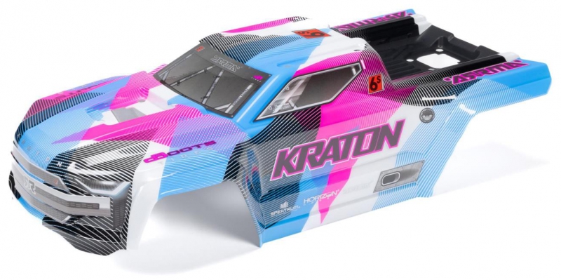 Carrozzeria Trasparente Arrma 1/8 Kraton 6S BLX V6 Con Decalcomanie Incluse
