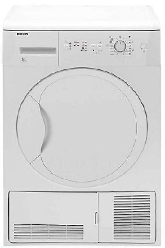 Appliance Electronics Beko DCU8230 Freestanding 8Kg White Condenser Tumble Dryer.
