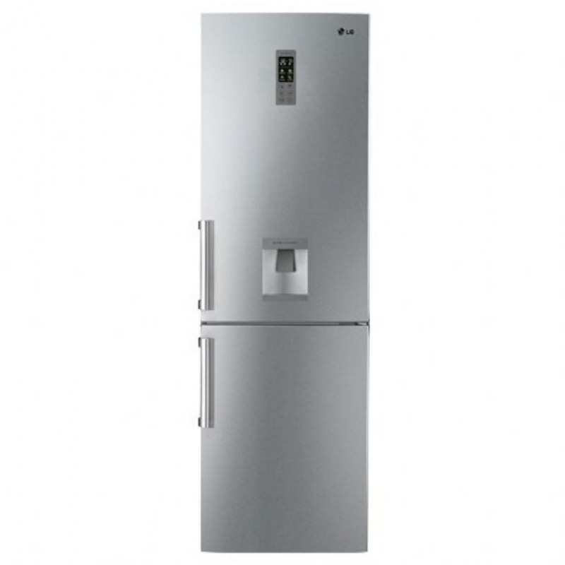 Appliance Electronics LG GB5237AVEW Freestanding Brushed Steel Fridge