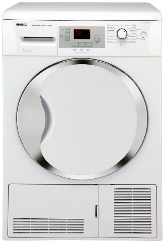 Appliance Electronics Beko DCU9330W Freestanding 9 KG Condenser Tumble Dryer White.