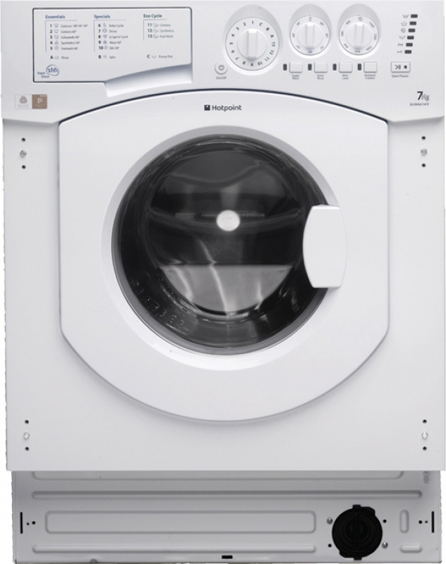 Appliance Electronics Hotpoint BHWM149 7kg BuiltIn Integrated A+