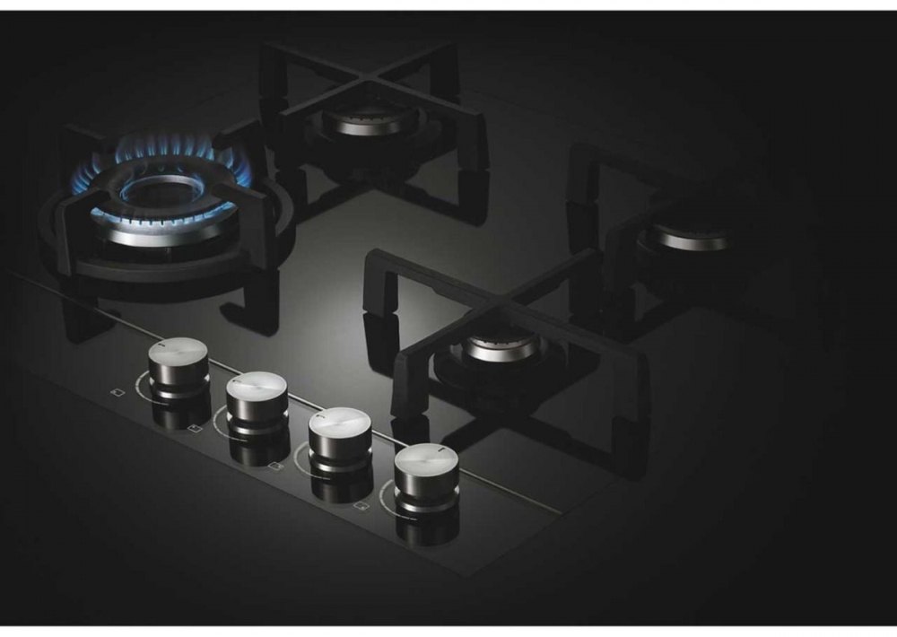 Appliance Electronics Fisher & Paykel CG604DLPGB1 Gas on Glass 60cm 4