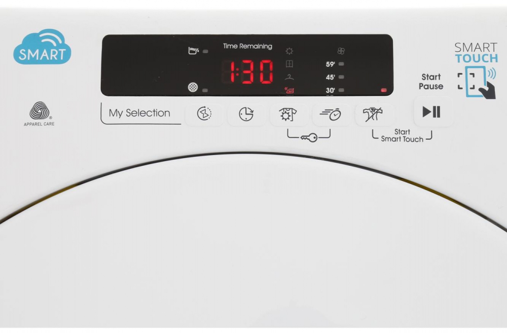 Appliance Electronics Candy Smart CSC9DF 9Kg Condenser Tumble Dryer White