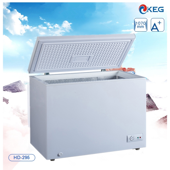 Appliance Electronics Keg HC265WH 290L Chest Freezer White