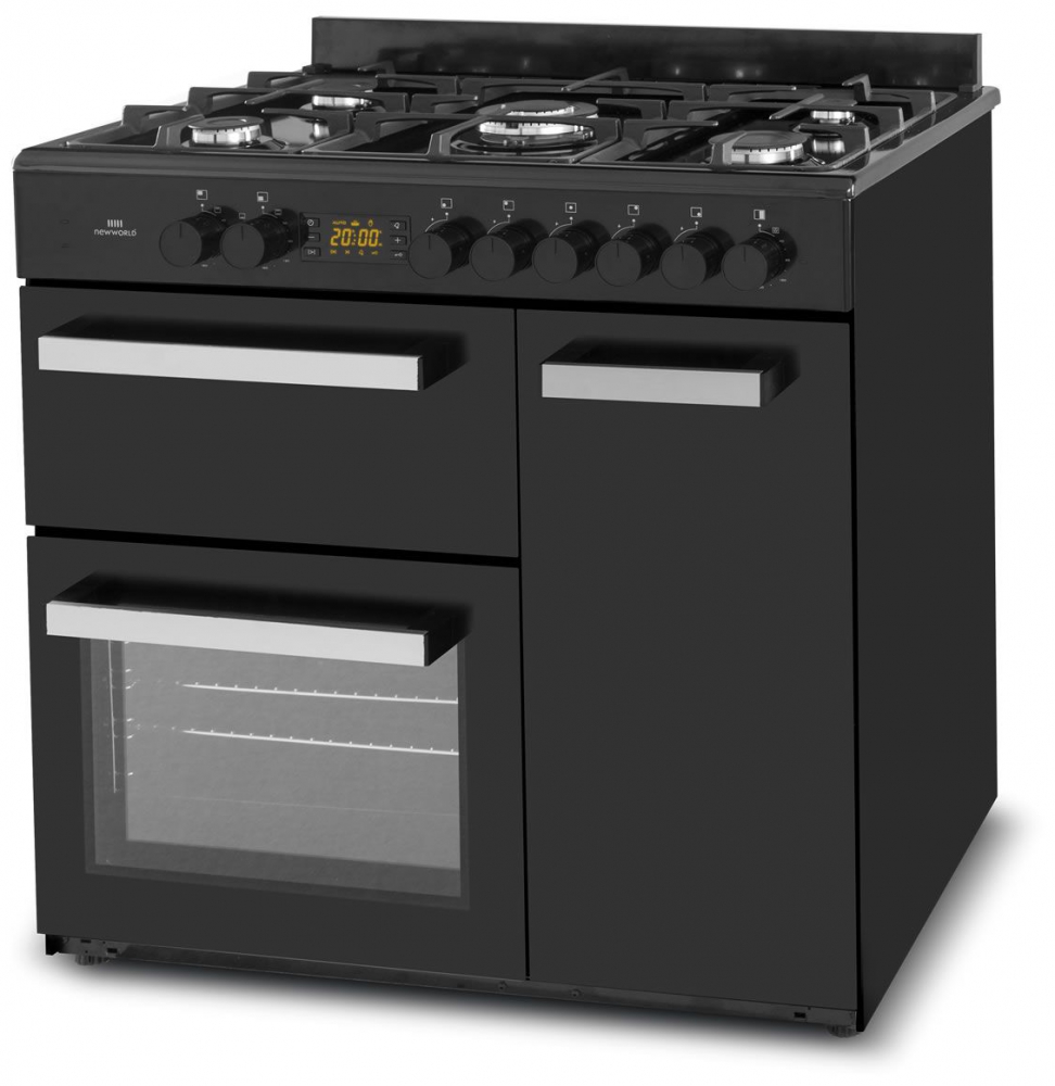 Appliance Electronics New World NW90DF3BL 900mm Dual Fuel Range