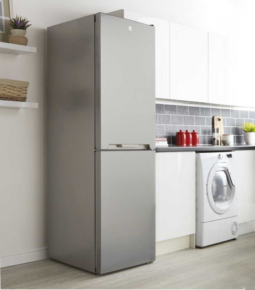 Appliance Electronics Hoover HVN6182W5K 60cm Frost Free Tall Fridge