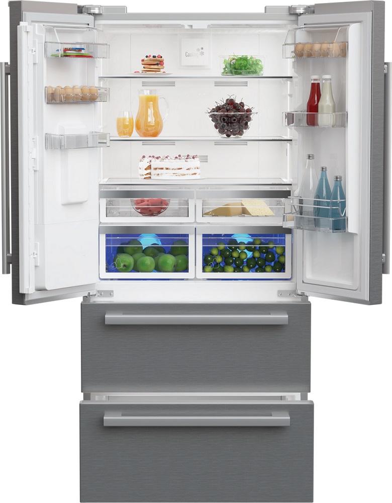 Appliance Electronics Blomberg KFD4953XD American Fridge Freezer
