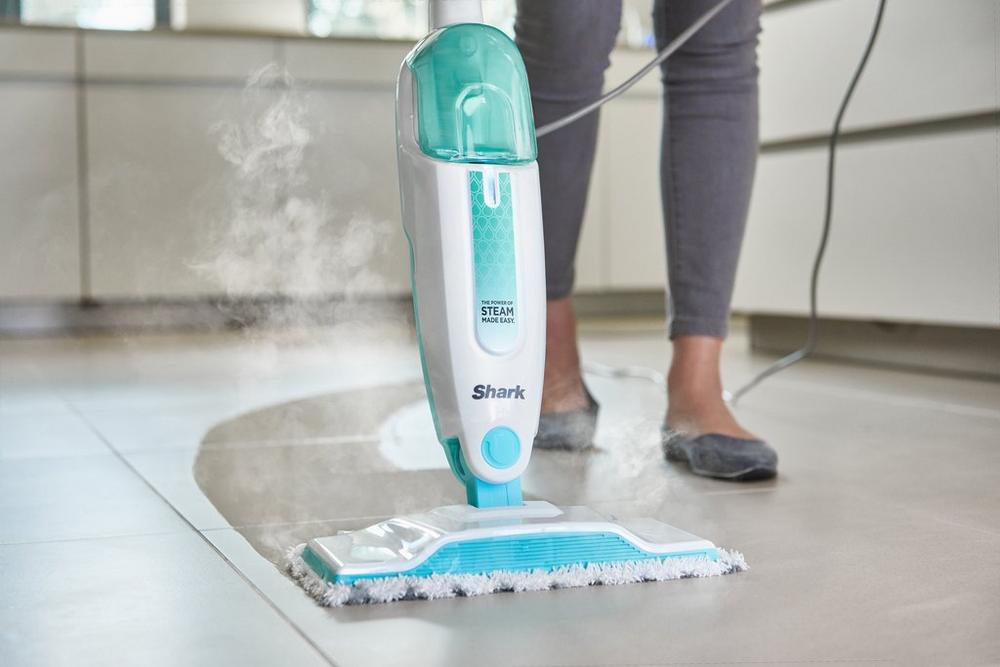 Appliance Electronics Shark S1000UK Steam Mop White/Mint Green