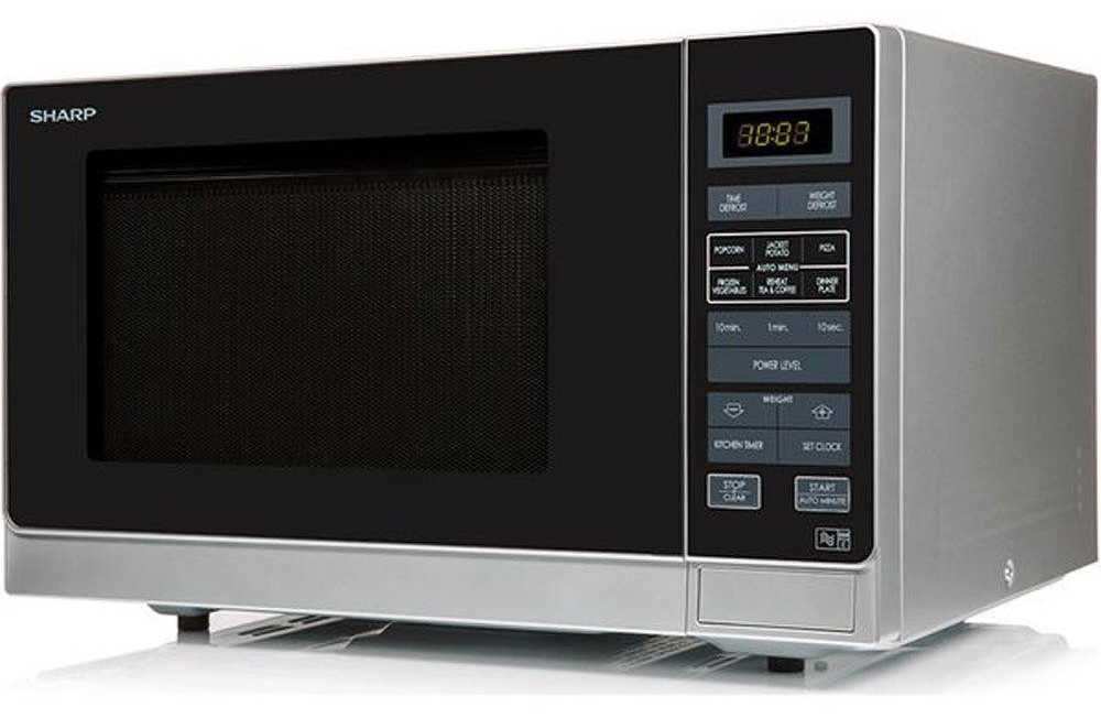 Appliance Electronics | Sharp R372SLM 25 Litre Solo Microwave - Silver