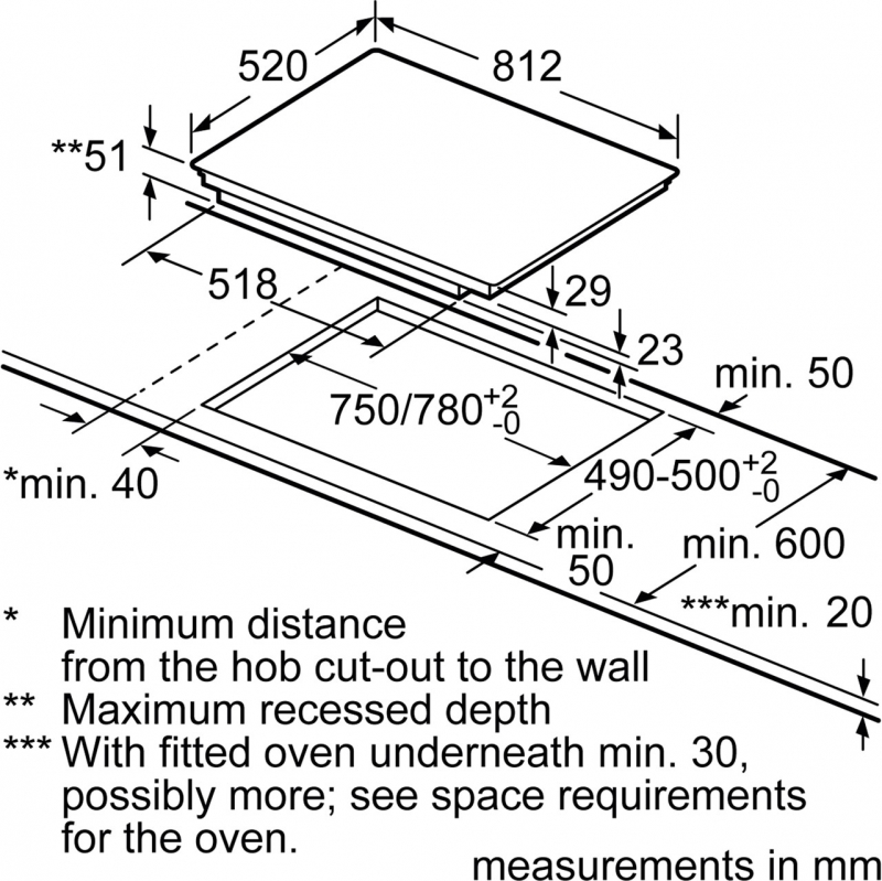 Appliance Electronics Siemens EH875FM27E Electric Induction Hob in Black