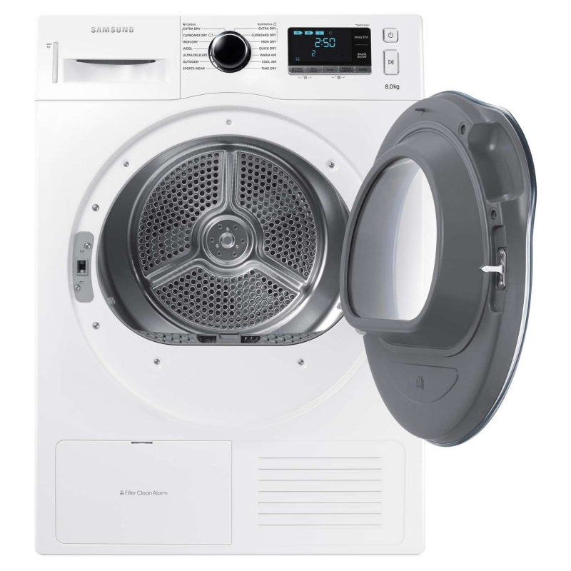 Appliance Electronics Samsung DV80K6010CW 8KG Condenser Tumble Dryer