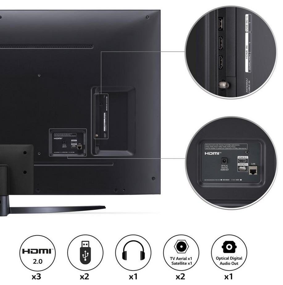 Appliance Electronics LG 55NANO766QA_AEK 55" 4K NanoCell Smart TV