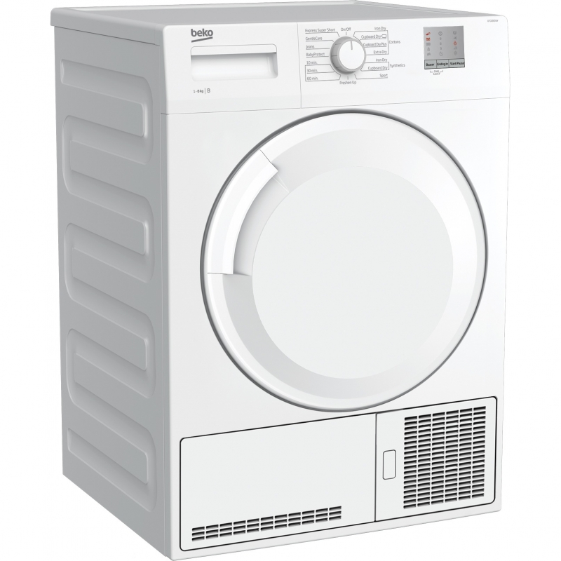 Appliance Electronics Beko DTGC8001W 8kg Condenser Tumble Dryer