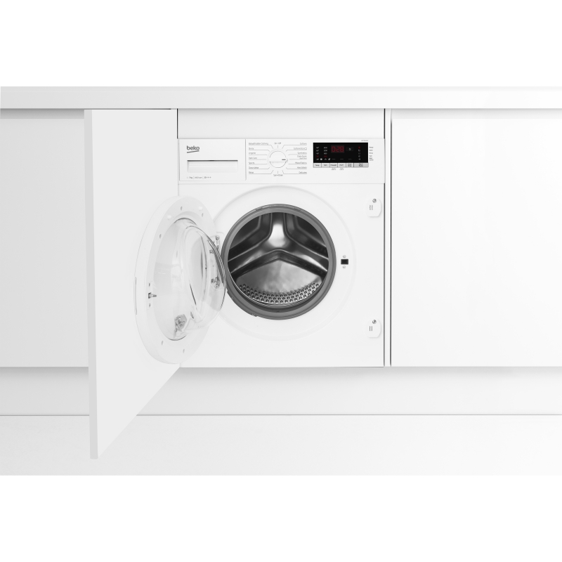 Appliance Electronics Beko WIC74545F2 Integrated Washing Machine, 1400rpm 7kg A+ Rated