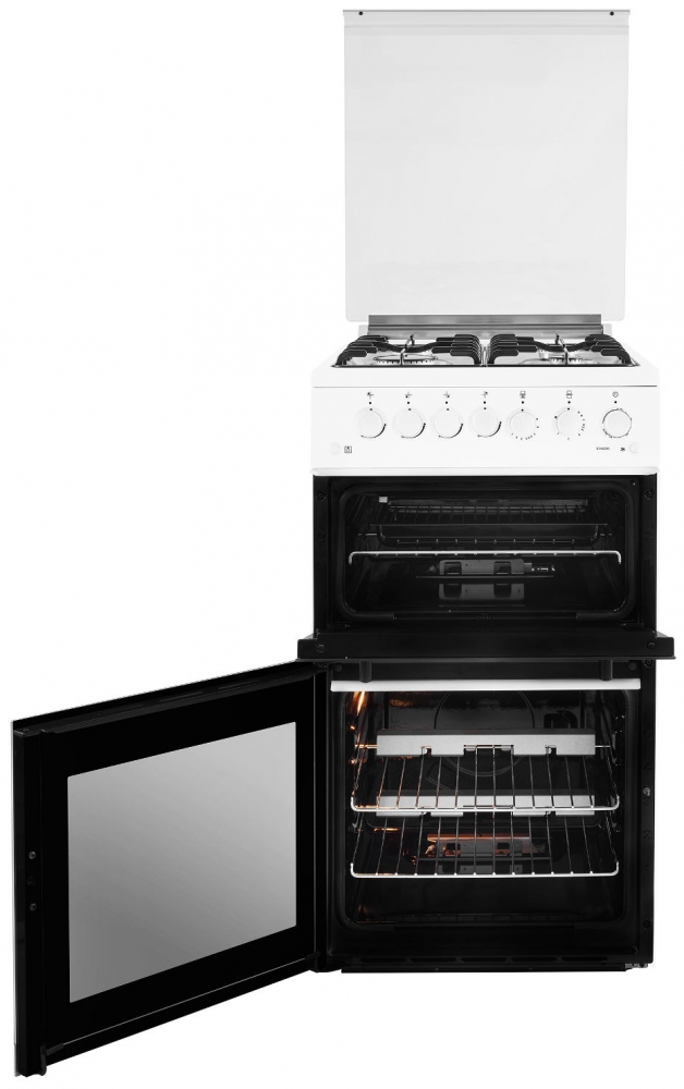 Appliance Electronics Beko EDVG505W 50 cm Freestanding Double Oven