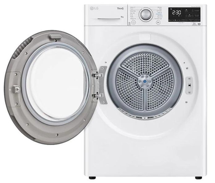 Appliance Electronics LG FDM309W 9kg Eco Hybrid Heat Pump Condenser