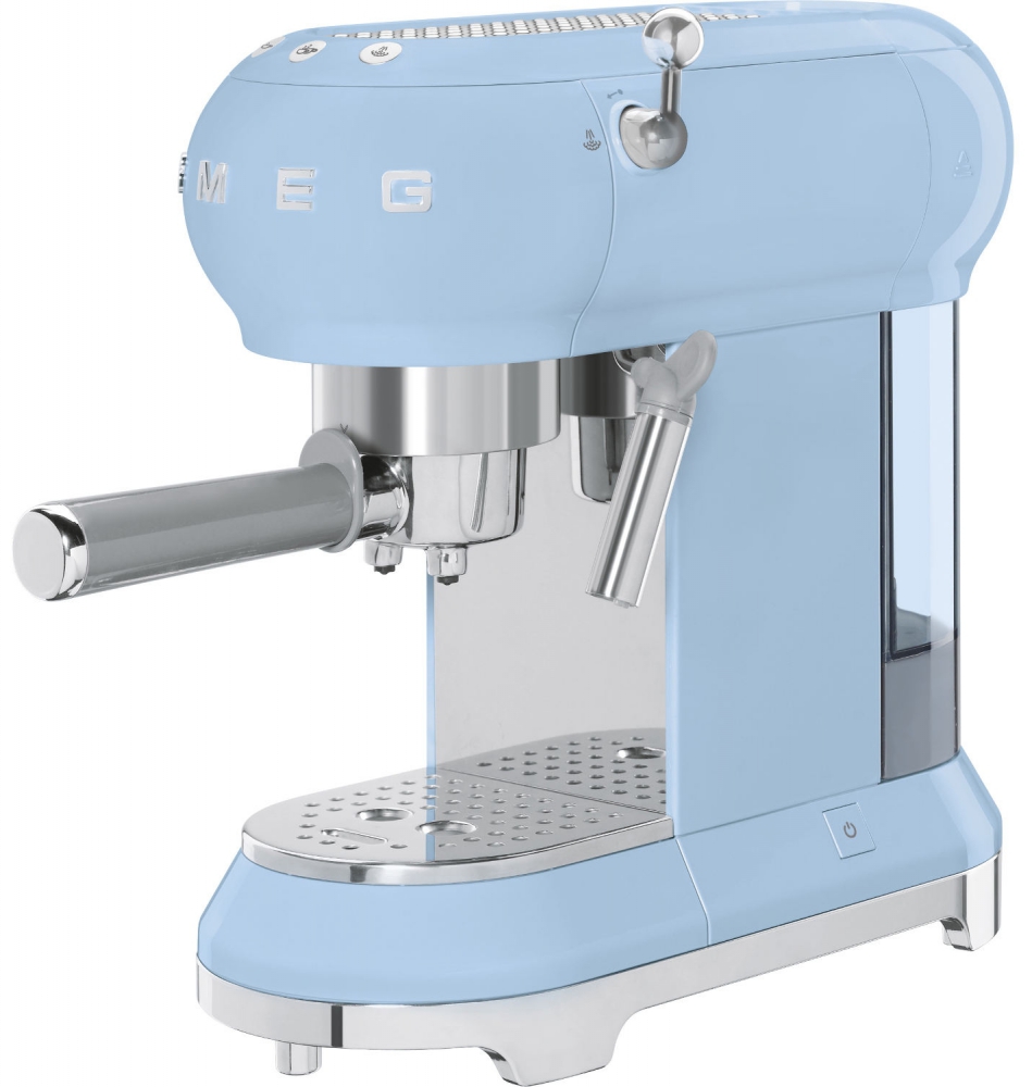 Appliance Electronics Smeg ECF01PBUK 50's Retro Espresso Coffee