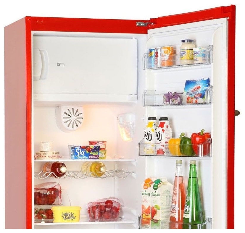 Appliance Electronics Montpellier MAB340R Retro Larder Fridge with