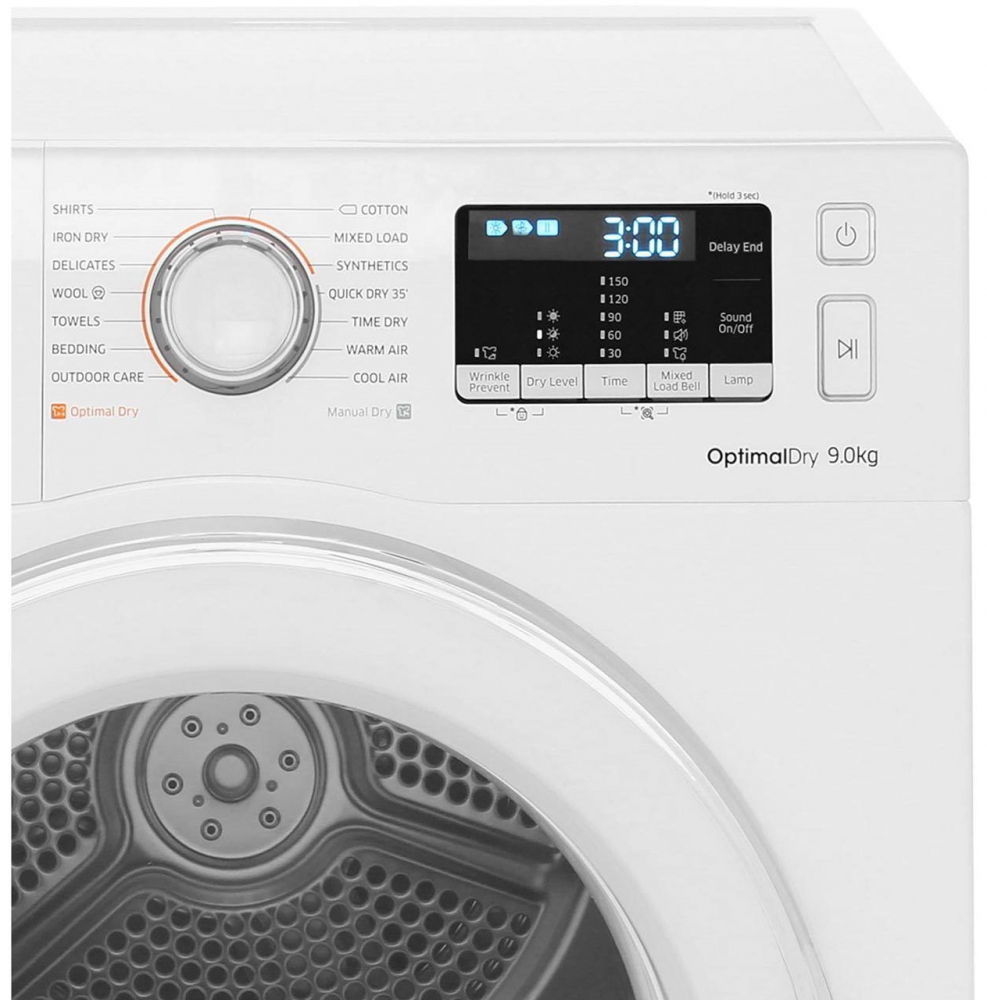 Appliance Electronics Samsung DV90M50001W 9kg Heat Pump Tumble Dryer