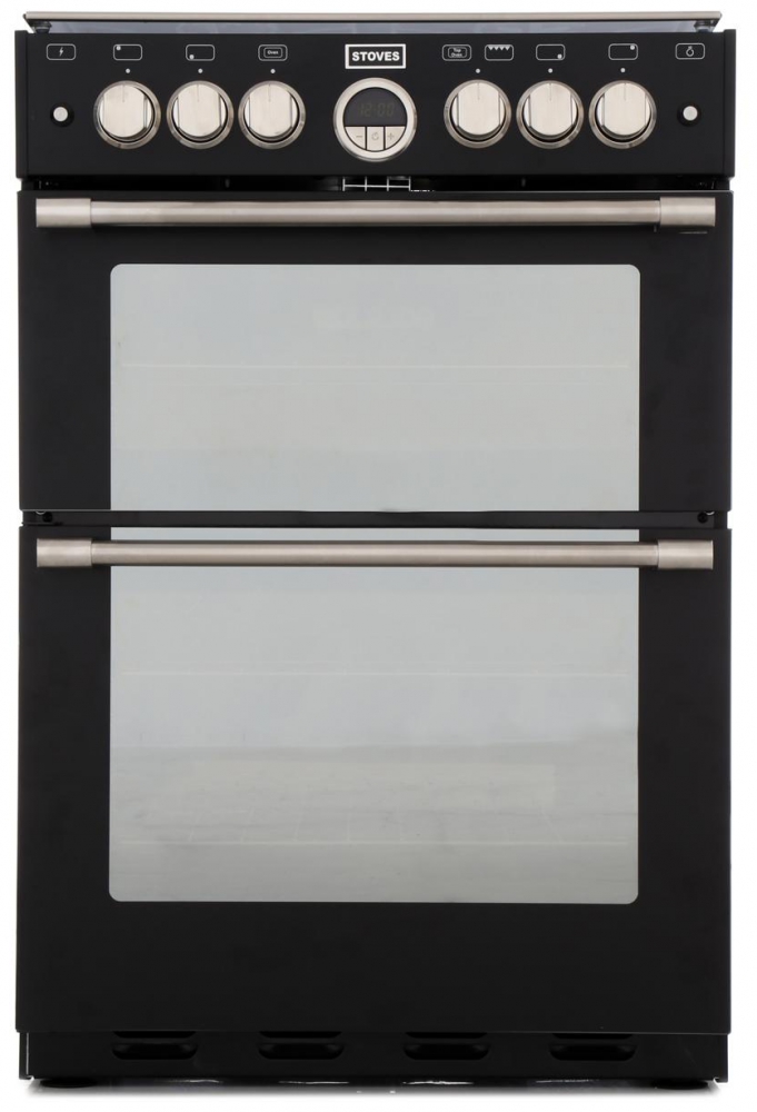 Appliance Electronics Stoves Sterling 444440987 600G Black Gas Cooker