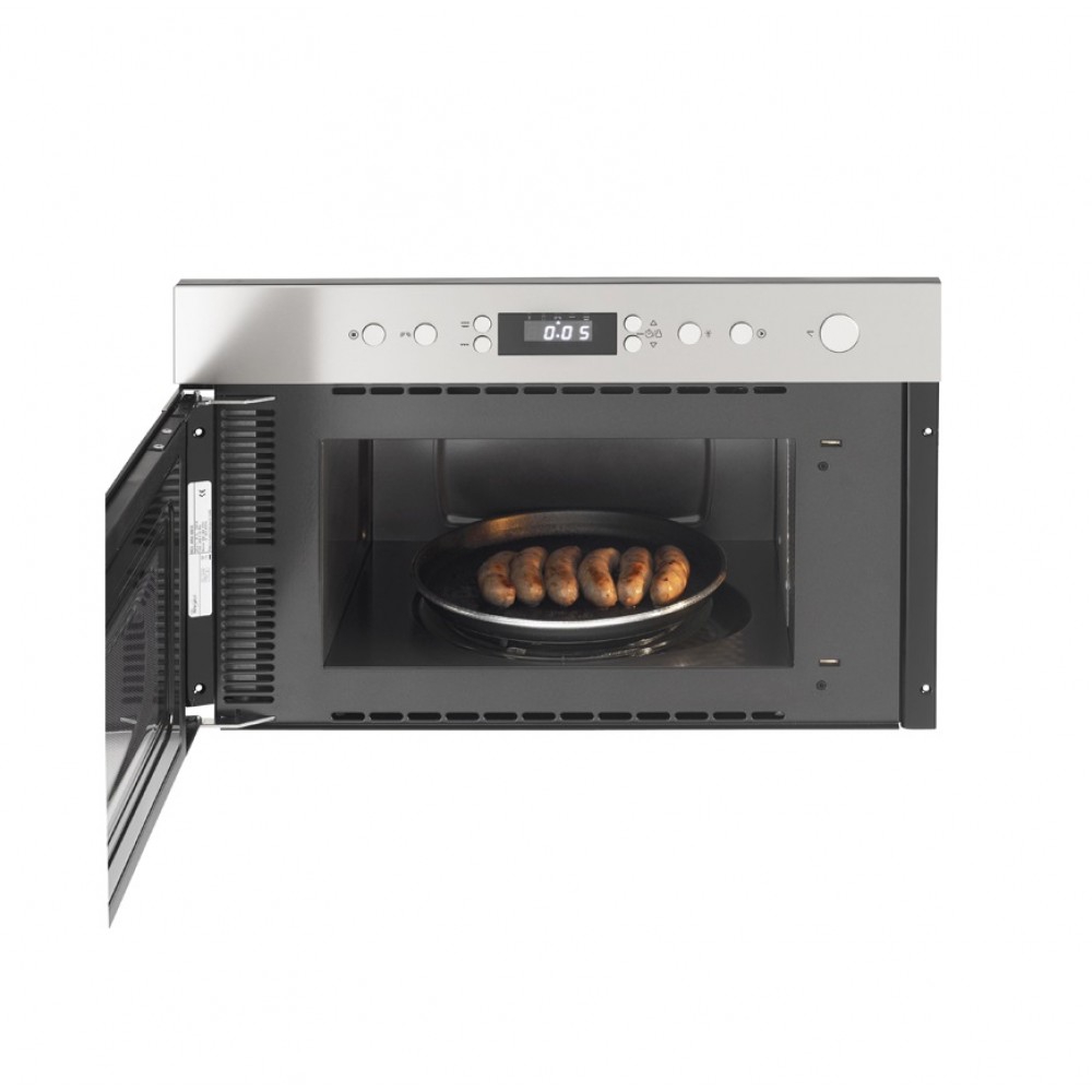 Appliance Electronics Whirlpool AMW498IX 22L Compact Builtin Microwave & Quartz Grill in