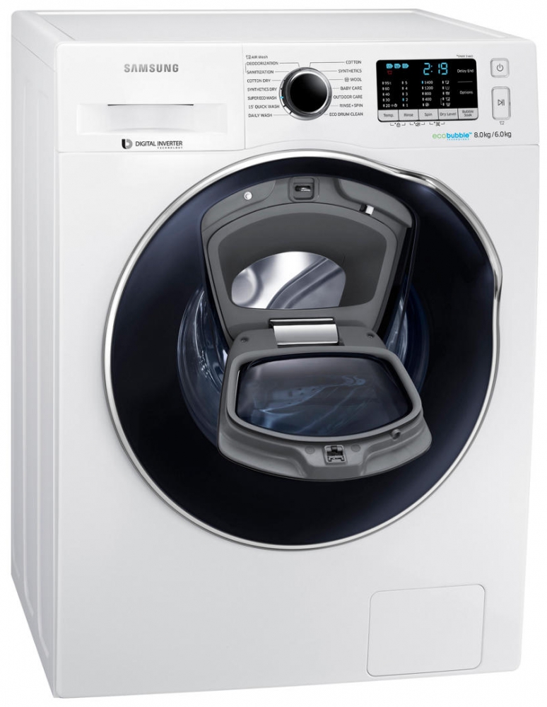 Appliance Electronics | Samsung WD80K5410OW Front-Loading Electric ...