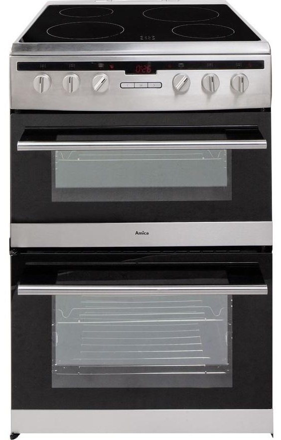 Appliance Electronics Amica 608DCE2TAXX Electric Cooker In Stainless