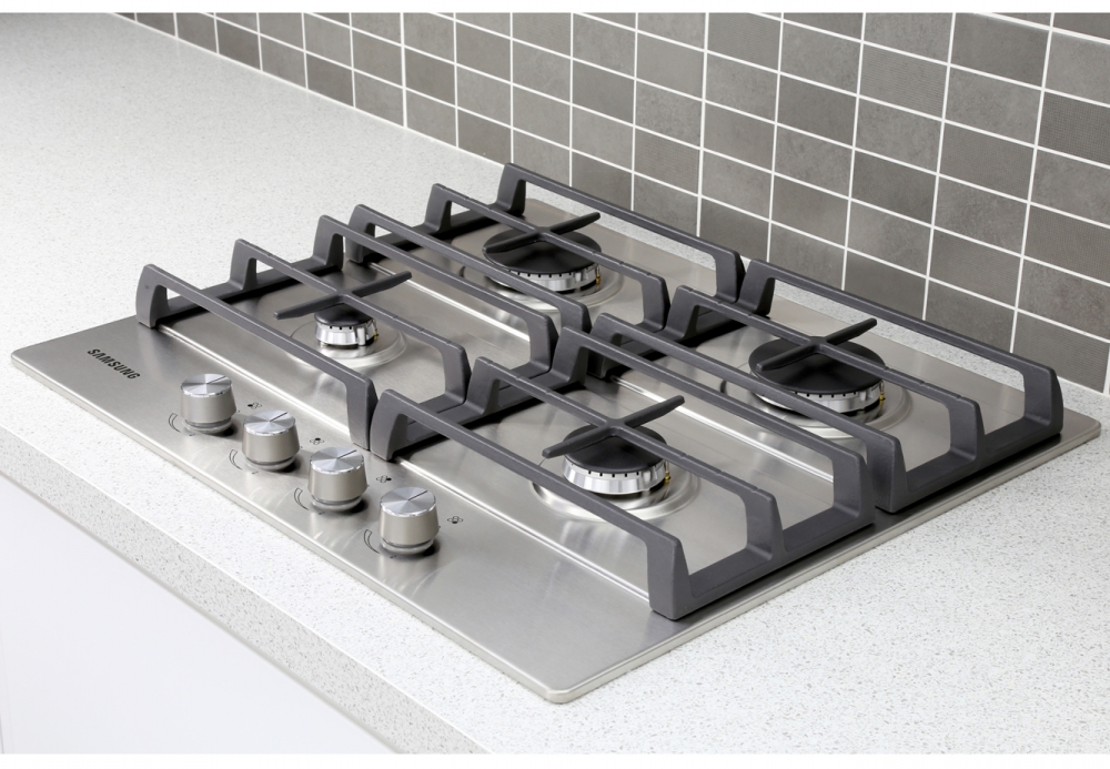 Samsung NA64H3010AS 4 Burner Gas Hob In StainlessSteel